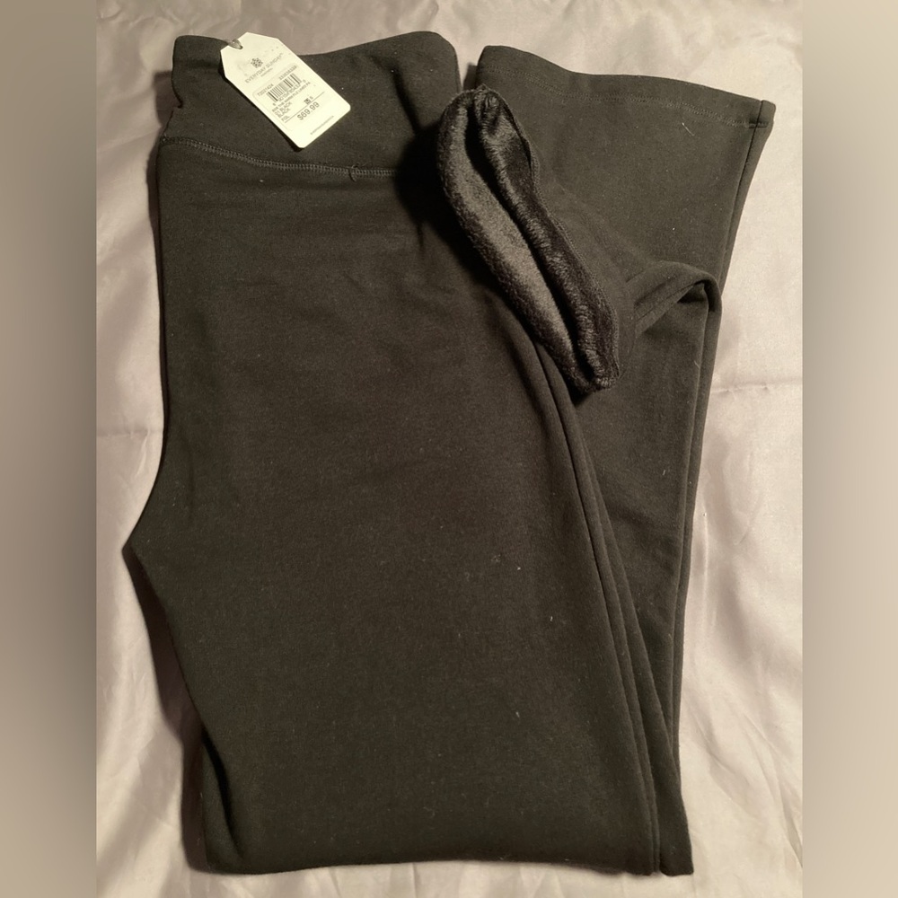 🔥🔥NWT Everyday Sunday fleece lined pant	Black